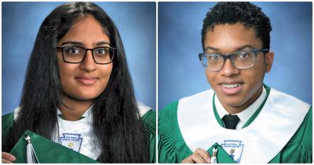 Jagarlamudi, Ekpenyong named top students for Class of 2022