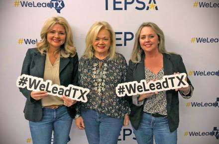 Mrs. Wilson and colleagues at TEPSA Conference.