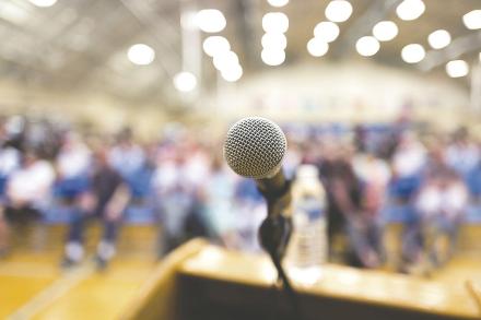 STOCK PHOTO - Town Hall meeting