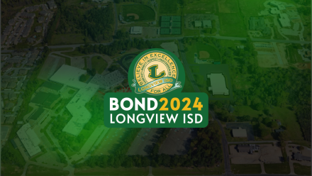 stylized bond logo with aerial photo