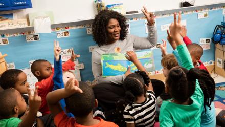 teaching in classsroom